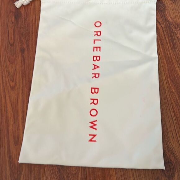Orlebar Brown cream and red rubber dust bag shoe bag small - Picture 4 of 4